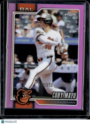 2026 Topps Chrome Coby Mayo #139 Pink /250