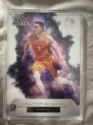 Dalton Knecht Wild Card Matte Rookie Heat #RH-DK 20/50