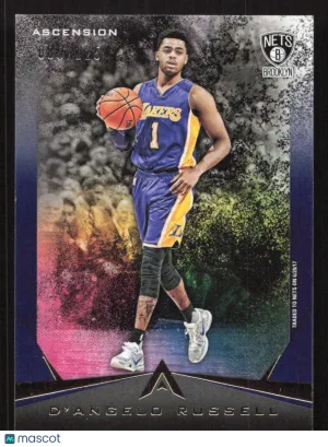 2017-18 Panini Ascension D'Angelo Russell #25 Blue SN