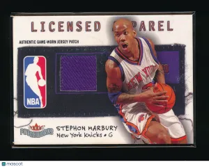 2003-04 Fleer Patchworks Stephon Marbury #SM