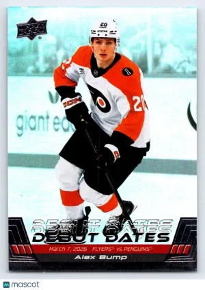 2026 Upper Deck Series 1 Alex Bump Rookie