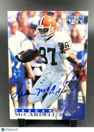 1996 Pro Line Keenan McCardell Blue Parallel/Variety Insert