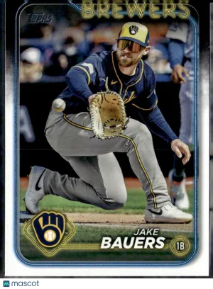 2024 Topps Update Series Jake Bauers #US206 Royal Blue
