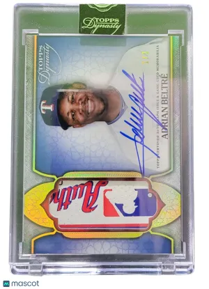 2025 Topps Dynasty Adrian Beltre #DAP-AB3 Autograph Patch 1/1 Memorabilia