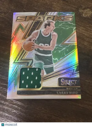 2025-26 Panini Select Sparks Larry Bird #SPK-BIR Silver /99 Memorabilia