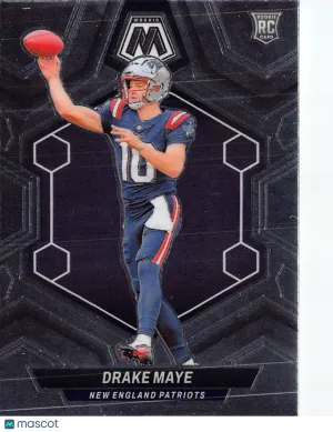 2024 Panini Mosaic Drake Maye Rookie RC #303 New England Patriots