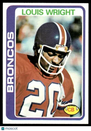 1978 Football Louis Wright #420