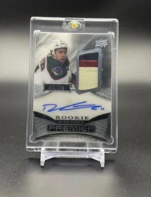 UPPER DECK 2022-23 Premier Dylan Guenther Rookie Patch Auto# AR-DG /249
