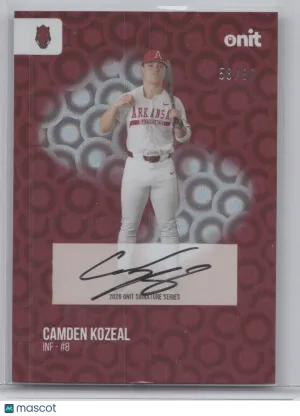 2026 ONIT Arkansas Signature Series Camden Kozeal #S-4 58/80