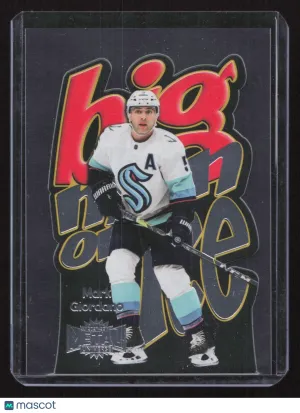 2021-22 SkyBox Metal Universe Mark Giordano #BM-15 Big Man on Ice