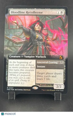 Commander: Duskmourn: House of Horror Bloodline Recollector Extended Art Borderless