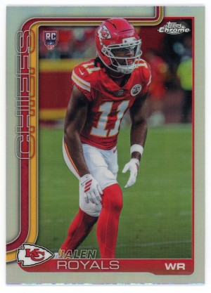 2025 Topps Chrome Jalen Royals Rookie Refractor #337