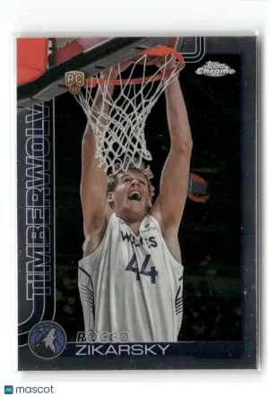2025-26 Topps Chrome Rocco Zikarsky #296 RC