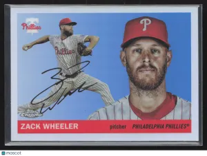 2025 Topps Heritage Baseball Zack Wheeler #120 Refractor