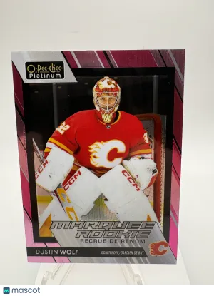 2024 Upper Deck O-Pee-Chee Platinum Dustin Wolf #240 Matte Pink