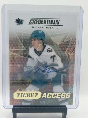 2025/26 Credentials Debut Ticket Access Michael Misa Rookie Auto/99