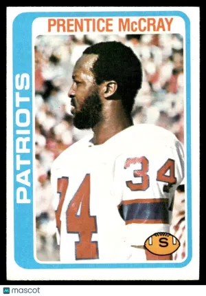 1978 Football Prentice McCray #421