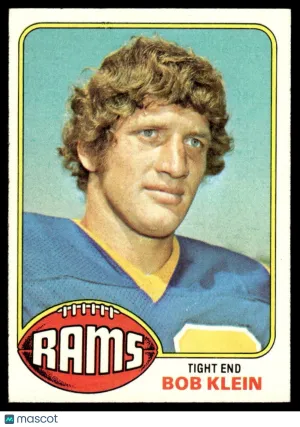 1976 Football Card Bob Klein #42