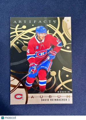 2026-27 Upper Deck Artifacts David Reinbacher #58 Aurum Rookie