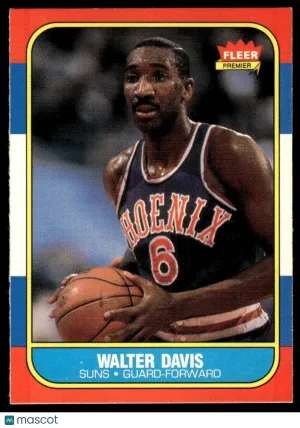 1986 Basketball Walter Davis #23