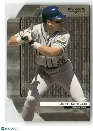 2000 Upper Deck Black Diamond Jeff Cirillo #R46 Reciprocal Cut