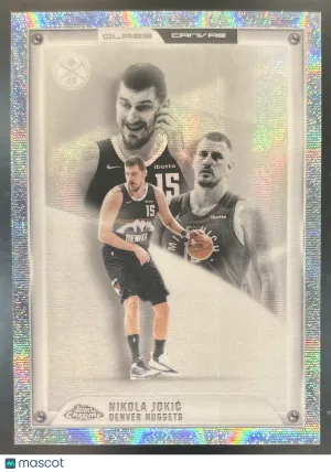 Chrome Update Nikola Jokic Glass Canvas #GC-6 Denver Nuggets