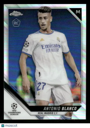 2021-22 Topps Chrome UEFA Champions League Antonio Blanco #154 Refractor