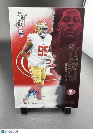 2025 Topps Signature Class Alfred Collins #196 /25 RC