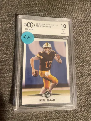2018 Leaf Rookie Star Josh Allen