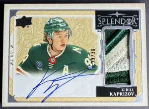 Kirill Kaprizov 2024-25 Splendor Patch Auto /36 #SP-KK