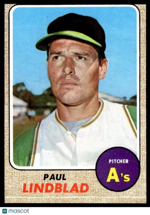 1968 Baseball Card Paul Lindblad #127