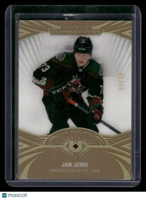 2021-22 Upper Deck Ultimate Collection Jan Jenik #UI-25 Ultimate Introductions Gold SN