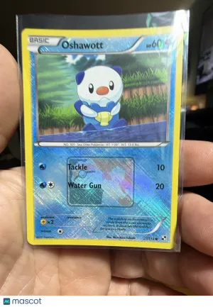 2011 Black & White Oshawott Reverse Holo League Promo #27/114