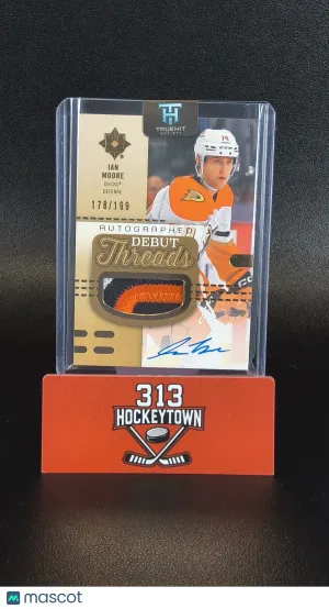 2025-26 Upper Deck Ultimate Collection Auto Debut Threads Ian Moore #ADT-IM /199
