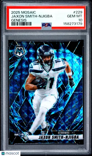 2025 Panini Mosaic Jaxon Smith-Njigba #229 Genesis front