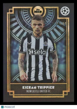 Kieran Trippier 2023 Topps Deco #14 14/49 Gold Foildboard Newcastle United FC