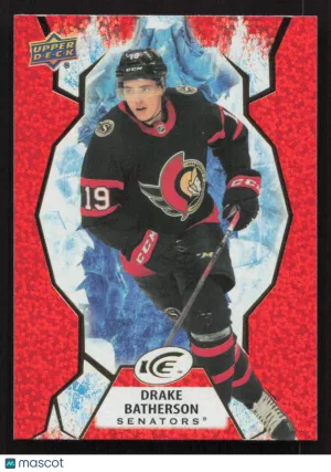 2021-22 Upper Deck Ice Drake Batherson #7 Orange