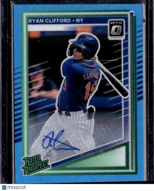 2025 Panini Donruss Optic Rated Prospect Ryan Clifford #198 Blue Prizm /35