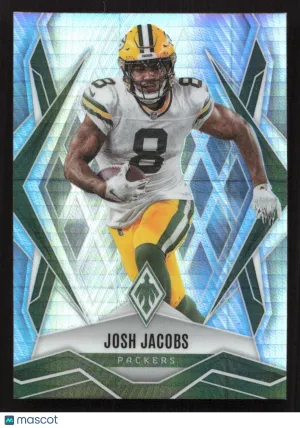 2025 Panini Phoenix Josh Jacobs #5 Silver Hyper Prizm