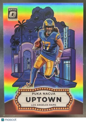 Donruss Optic Puka Nacua Uptown #8 Los Angeles Rams