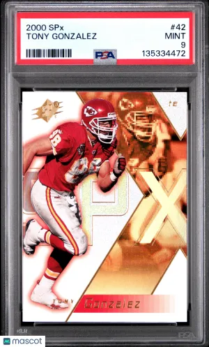 2000 SPX Tony Gonzalez #42 PSA 9