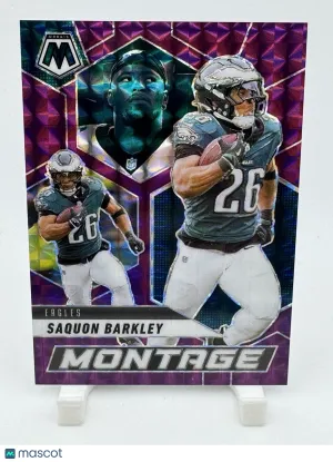 2025 Panini Saquon Barkley #12 Purple Mosaic Prizm / Parallel/Variety Insert