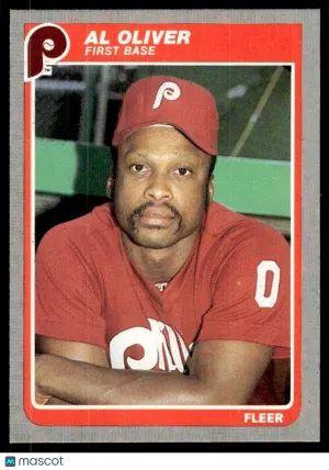 1985 Baseball Card Al Oliver #262