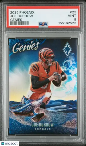 2025 Panini Phoenix Genies Joe Burrow #23 PSA 9