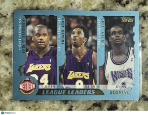 2001 Topps Chris Webber Jerry Stackhouse Allen Iverson Shaquille O'Neal Kobe Bryant Vince Carter #215