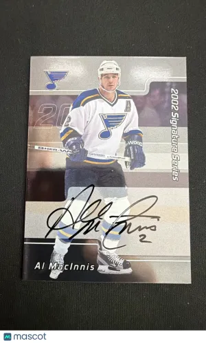 2001-02 In the Game Be A Player Signature Series Al MacInnis #LAM Autographs Parallel/Variety Base Set