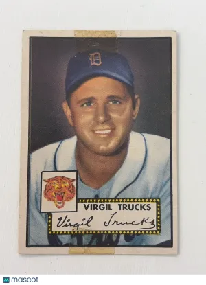 1952 Topps Virgil Trucks #262 Low grade