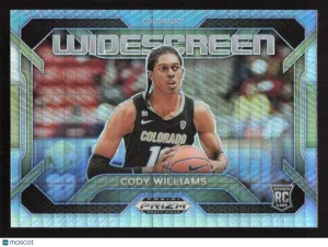 2024 Panini Prizm Draft Picks Cody Williams #10 Widescreen Prizms Hyper