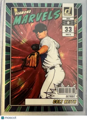 2025 Panini Donruss Diamond Marvels Colt Keith #10