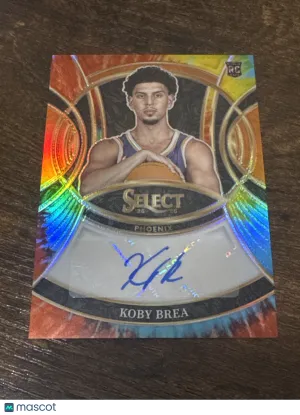2026 202-26 Panini Select Koby Brea #RS-BRE Tie-Dye Prizm /25 RC